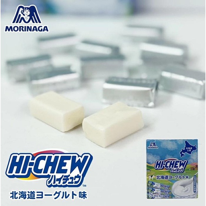 ＊日式雜貨館＊日本 北海道限定 森永 優格軟糖 嗨啾 HI CHU 優格風味軟糖 森永 軟糖 優格軟糖5入盒裝-細節圖2