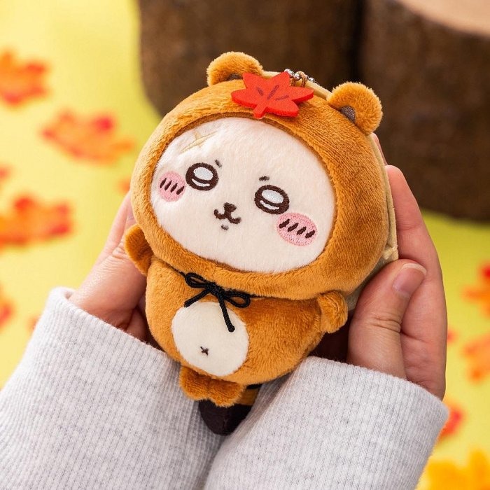 ＊日式雜貨館＊日本限定 吉依卡哇 狸貓系列 楓葉狸貓 小八貓 烏薩奇 古本屋 小桃鼠 吉伊卡哇 栗子饅頭 掛飾 擺飾-細節圖5