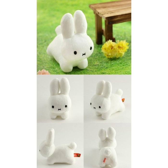 ＊日式雜貨館＊日本限定 米飛兔 MIFFY miffy 米菲趴趴兔絨毛擺飾 米飛兔玩偶 米飛兔S號 15×8×6cm-細節圖6