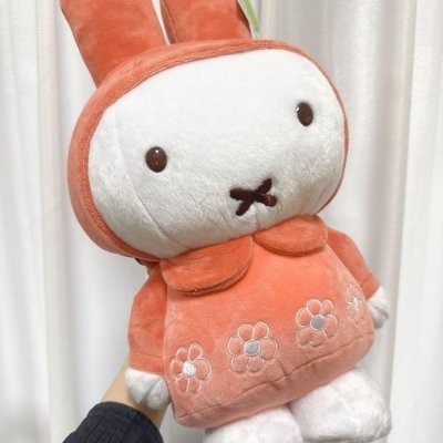 巨無霸花朵洋裝米飛兔玩偶48cm