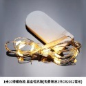 LED燈串 銅線燈 送電池  1米2米 彩色暖白 鈕扣電池 閃爍燈 串燈 花束 裝飾 布置 小燈-規格圖11