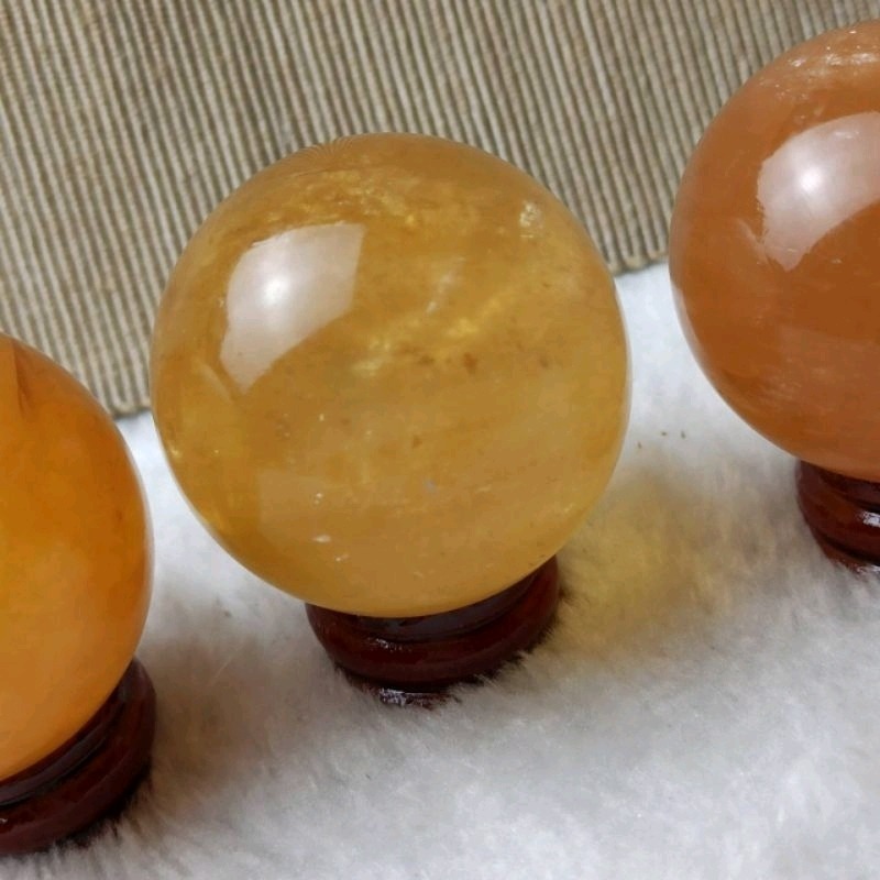 《施家椪氣 紫晶讚》【天然 黃水晶球 冰洲球】 黃水晶 黃冰州  天然水晶 防小人 辦公室  擺件-細節圖4