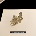 【台灣現貨24h寄出】韓國ins貓眼石蝴蝶髮髮夾 蝴蝶發夾 鴨嘴夾 邊夾 拍照森系甜美少女髮飾 頭飾 側邊夾 髮飾 瀏海-規格圖9