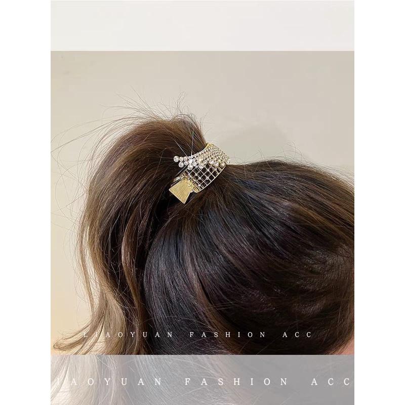 【台灣現貨24h寄出】韓系ins氣質高馬尾髮夾 天使翅膀抓夾 甜美髮夾 包子頭 優雅 髮尾夾 小清新劉海夾 髮飾 網紅-細節圖4