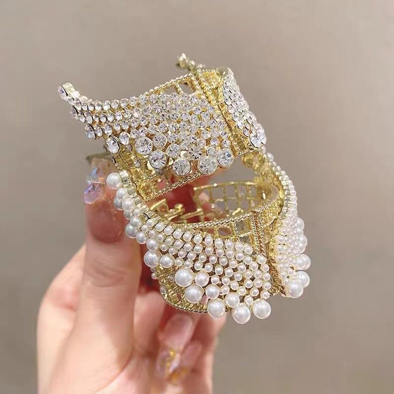 【台灣現貨24h寄出】韓系ins氣質高馬尾髮夾 天使翅膀抓夾 甜美髮夾 包子頭 優雅 髮尾夾 小清新劉海夾 髮飾 網紅-細節圖8