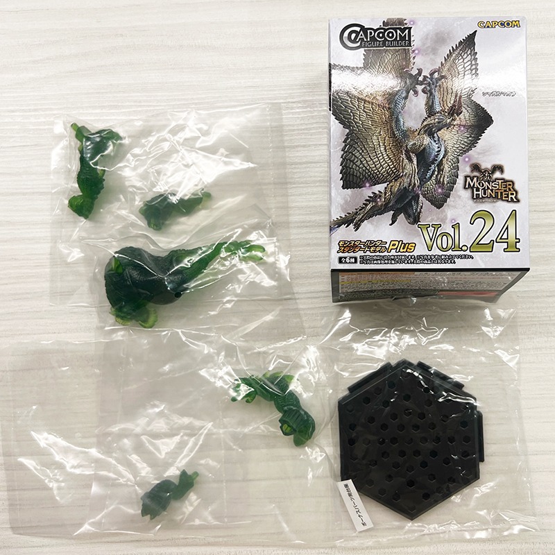 【全新商品】魔物獵人 崛起 破曉 CFB Vol.24 剛纏獸 透明 綠版本 (MHR 標準模型)-細節圖2