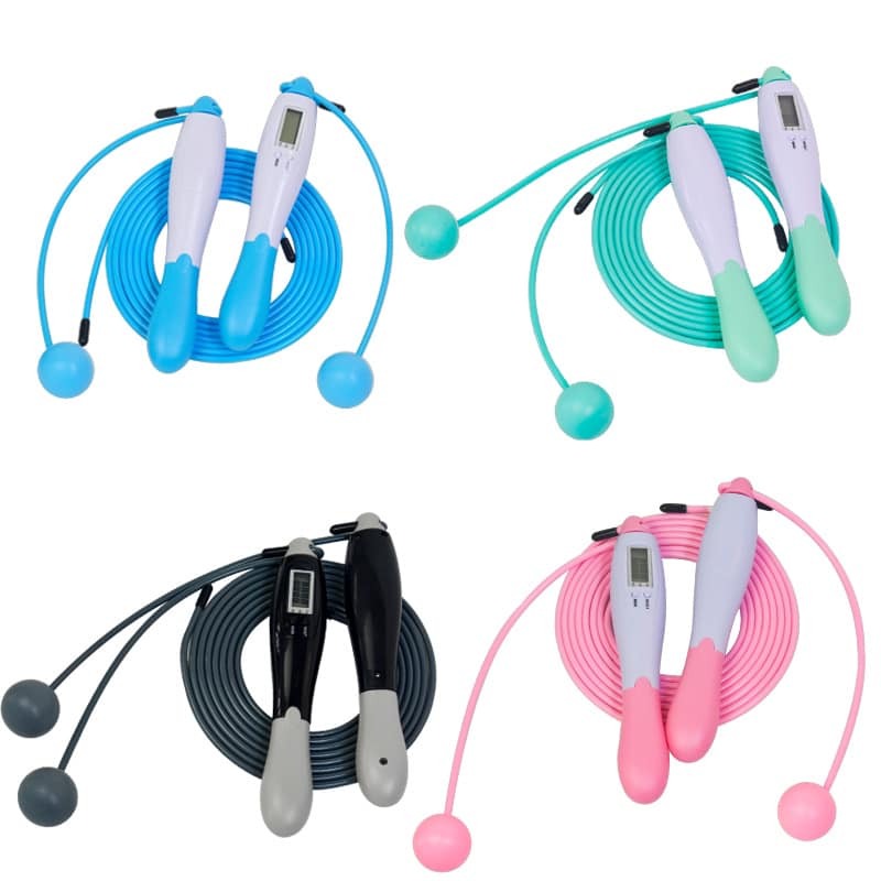 🅑🅥 🅑🅐🅑🅨 🅚🅘🅓【快速出貨】 【可調節健身智能電子計數跳繩】-細節圖2