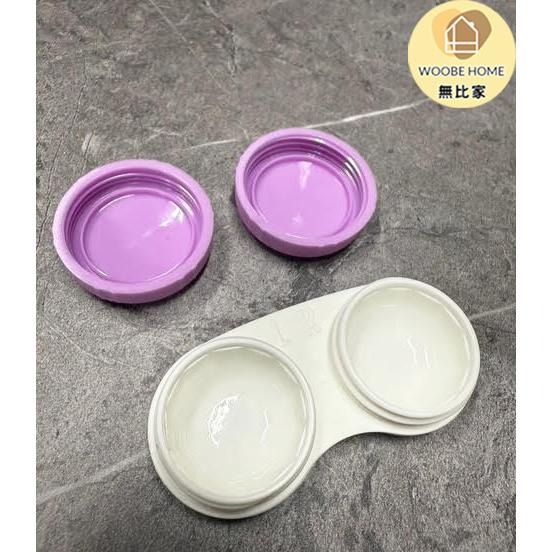 隱形眼鏡盒 微笑隱形眼鏡水盒 隱眼水盒 糖果色✨可挑色✨-細節圖2