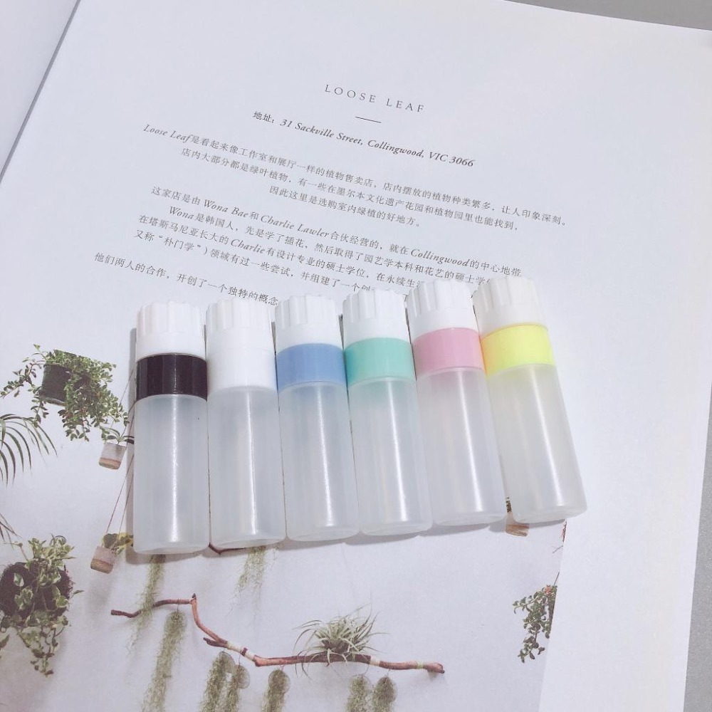 隱形眼鏡藥水分裝瓶 (10ml) 生理食鹽水瓶 隨身瓶 眼藥水瓶 旅行分裝瓶 護理液小瓶子 (五色可選)-細節圖4
