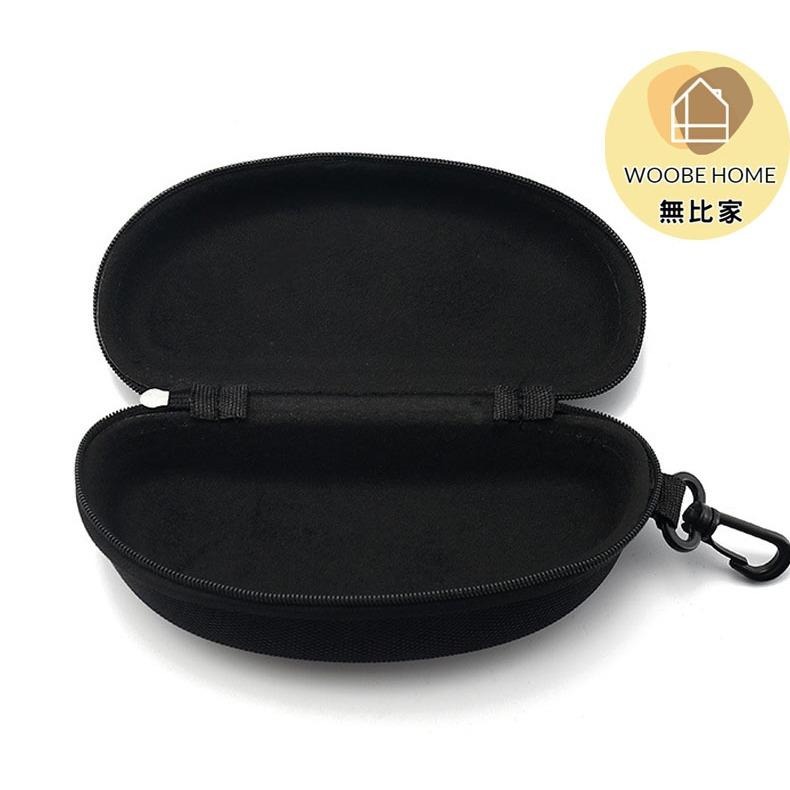 ✨現貨✨眼鏡盒 eva太陽眼鏡盒 牛津布拉鏈盒升級款 硬盒 掛勾式  墨鏡盒-細節圖3
