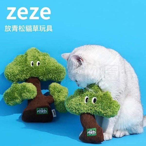 zeze青松造型貓薄荷玩偶 內含貓薄荷 貓玩具 趣味造型 貓抱枕 造型玩具 耐咬耐抓 貓咪抓咬玩具 貓抓板 好命寵物園-細節圖4