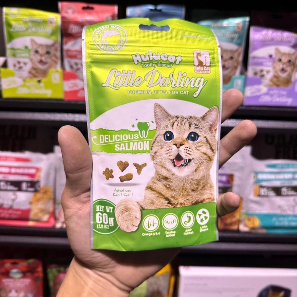 HULU CAT『卡滋化毛潔牙餅』60g 貓餅乾 潔牙餅 貓潔牙餅 化毛餅 貓咪零食 貓咪潔牙餅乾 貓零食 好命寵物園-細節圖6