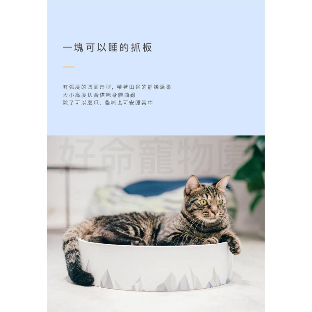 pidan山谷猫抓板 貓玩具 貓咪瓦楞 碗磨爪 貓抓盒 貓用品 貓抓柱 貓抓板 貓跳台 貓磨甲 貓睡窩 好命寵物園-細節圖5