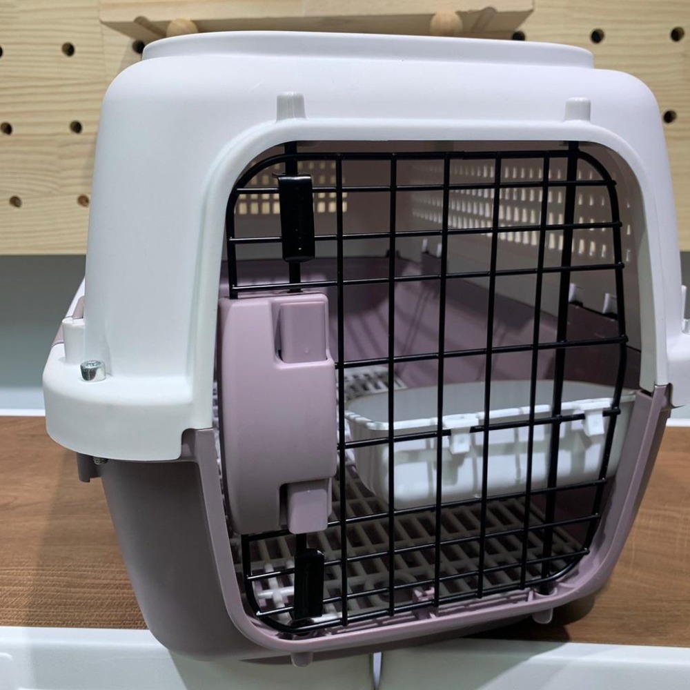 😸豪華天窗寵物外出籠（贈送掛碗+格尿版）天窗外出籠 外出提籠 外出袋 寵物外出籠子 貓咪提籠 狗籠子 天窗提籠 好命寵物-細節圖2