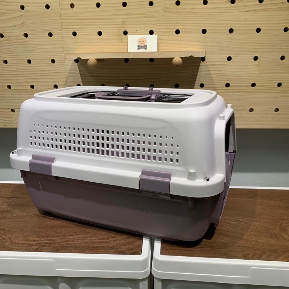 😸豪華天窗寵物外出籠（贈送掛碗+格尿版）天窗外出籠 外出提籠 外出袋 寵物外出籠子 貓咪提籠 狗籠子 天窗提籠 好命寵物-細節圖6