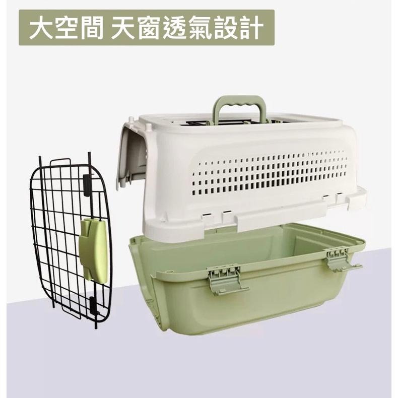 😸豪華天窗寵物外出籠（贈送掛碗+格尿版）天窗外出籠 外出提籠 外出袋 寵物外出籠子 貓咪提籠 狗籠子 天窗提籠 好命寵物-細節圖9