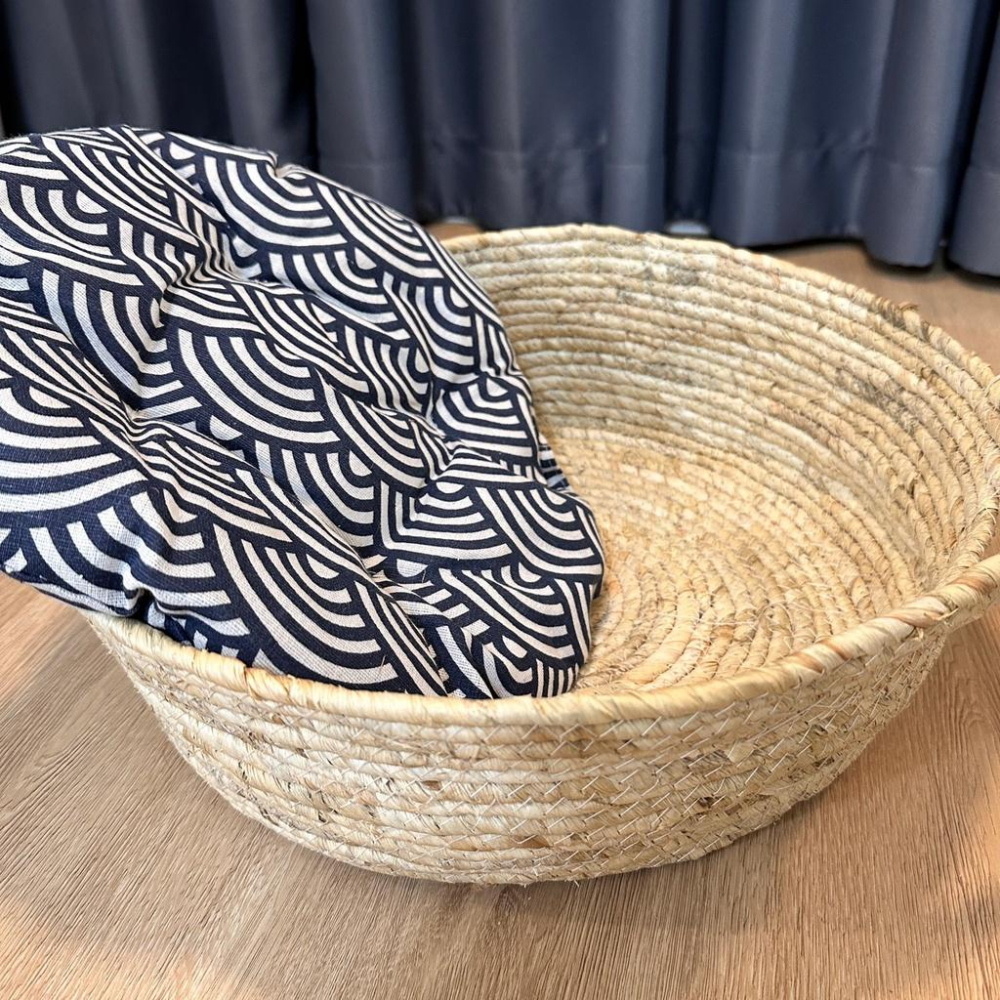 😸手工編織藤貓窩 藤編貓窩 日式貓窩 夏季涼窩 貓窩 寵物窩 寵物睡墊 貓咪床 寵物床 貓咪睡墊 寵物床墊 好命寵物園-細節圖3