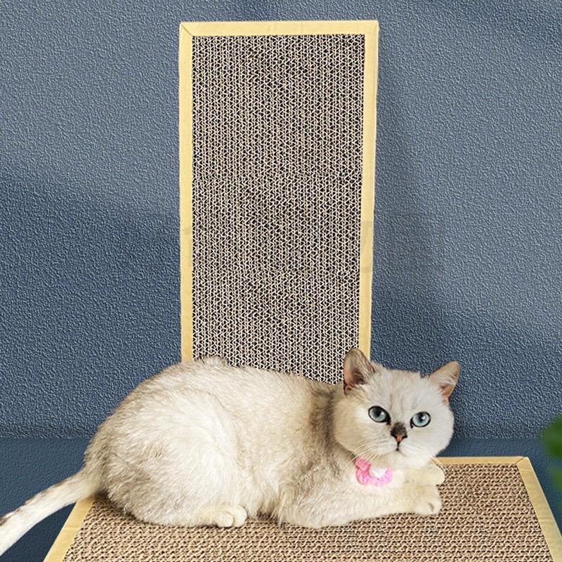 貓抓板『包邊』劍麻小魚 抓板 耐抓貓抓板 劍麻抓板 優選貓抓板 貓咪玩具 貓咪抓板 貓磨爪 貓抓柱 好命寵物園-細節圖7