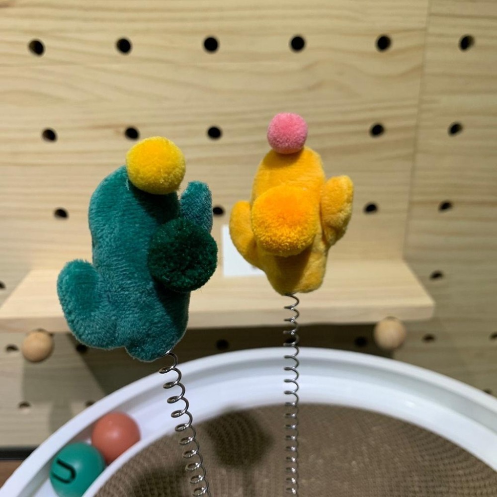 😸逗貓彈簧搖搖樂 抓板貓玩具 逗貓棒 搖搖樂 寵物玩具 逗貓玩具 貓玩具 貓咪玩具 貓抓板 貓跳台 逗貓 貓抓 好命寵物-細節圖5
