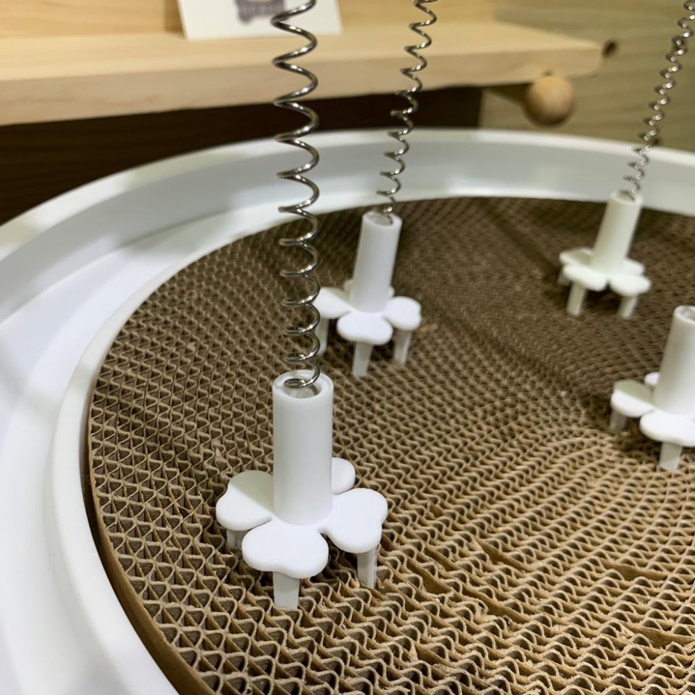 😸逗貓彈簧搖搖樂 抓板貓玩具 逗貓棒 搖搖樂 寵物玩具 逗貓玩具 貓玩具 貓咪玩具 貓抓板 貓跳台 逗貓 貓抓 好命寵物-細節圖7