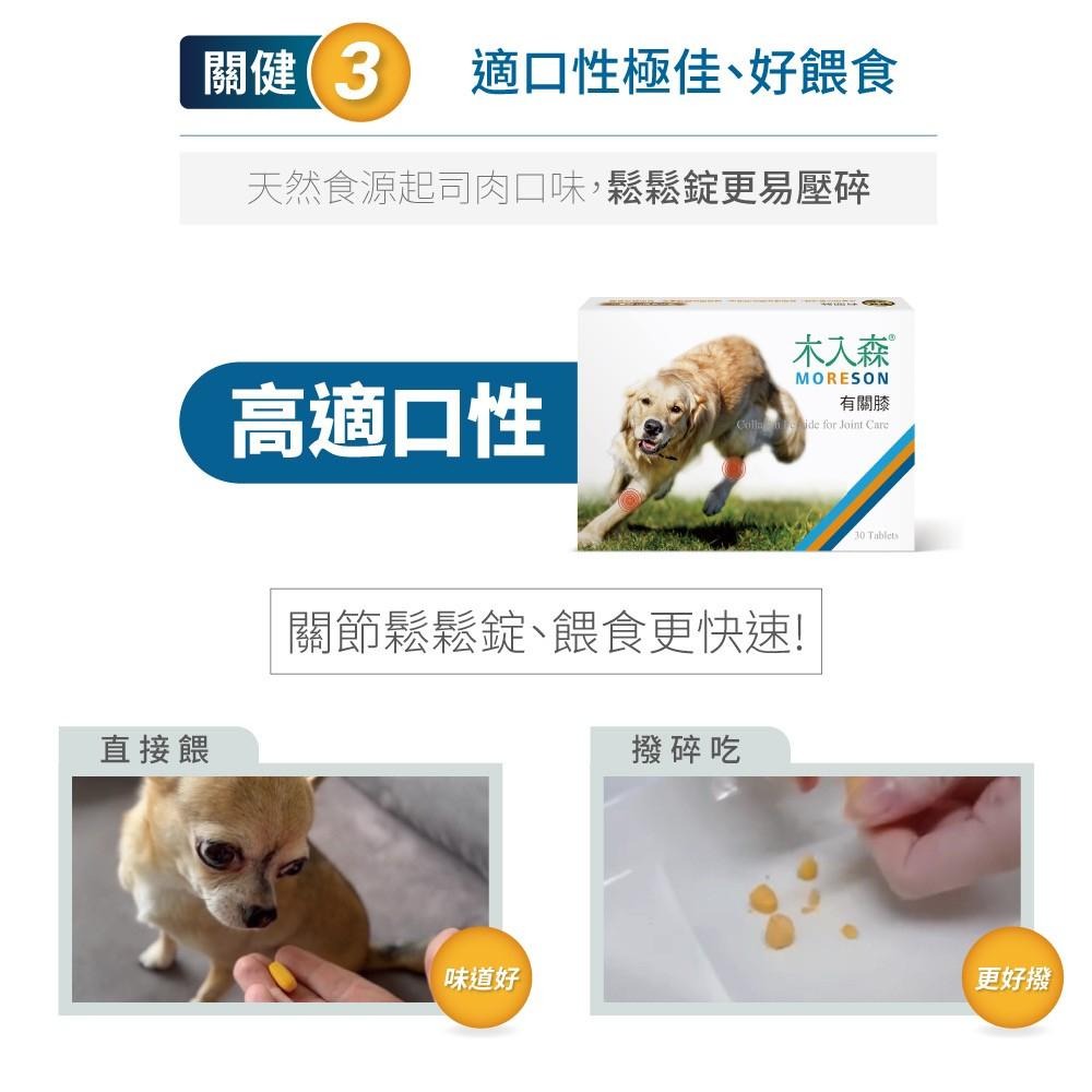 木入森『有關膝』關節＋肌力 關節保健 寵物關節保健 胜肽膠原蛋白 玻尿酸 薑黃萃取 肌力配方 狗護關節 貓護關節 好命寵-細節圖5