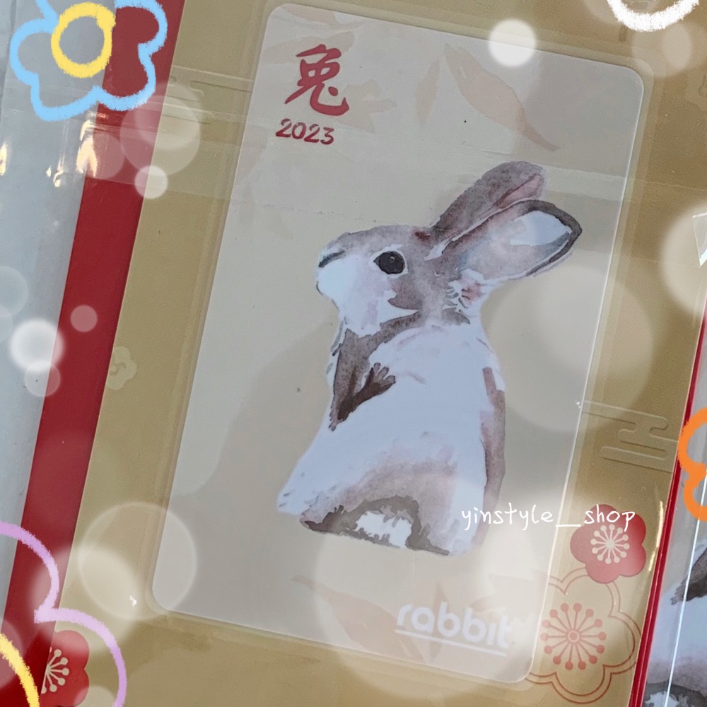 最後現貨～泰國 BTS 捷運卡 2023限量發行兔年 Rabbit Card兔子卡-細節圖3