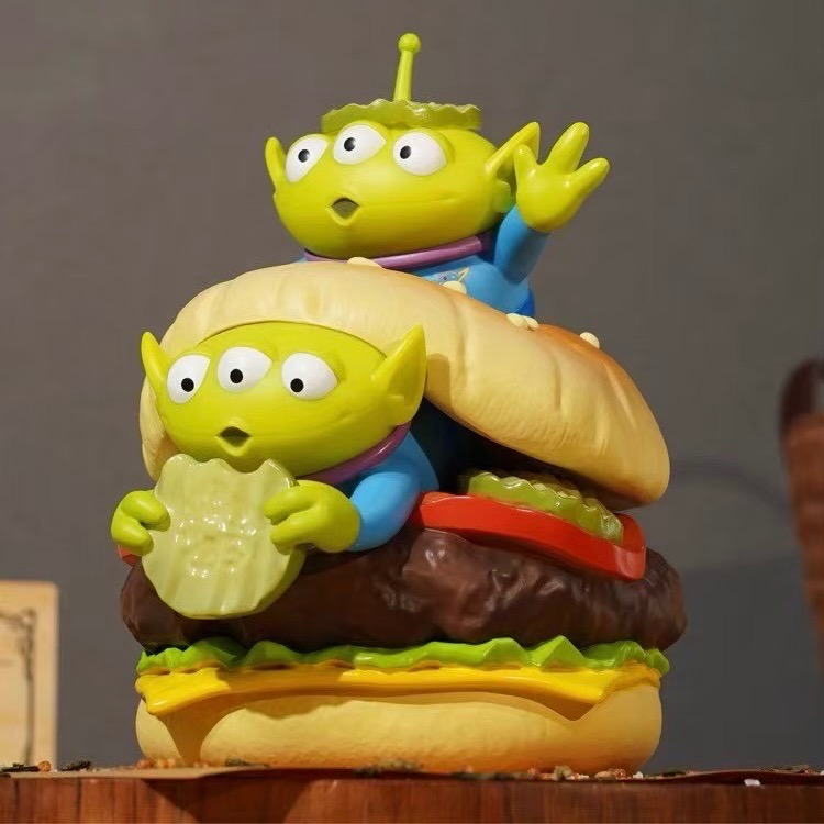 Disney迪士尼 PIXAR皮克斯 玩具總動員 三眼怪 三眼仔 披薩星球 漢堡 披薩-細節圖5