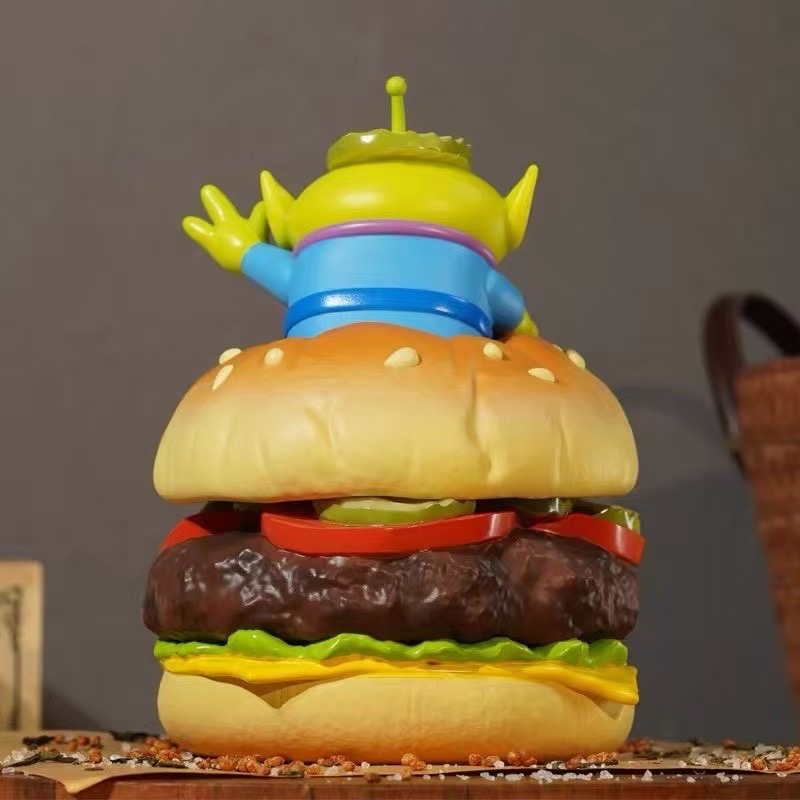 Disney迪士尼 PIXAR皮克斯 玩具總動員 三眼怪 三眼仔 披薩星球 漢堡 披薩-細節圖6