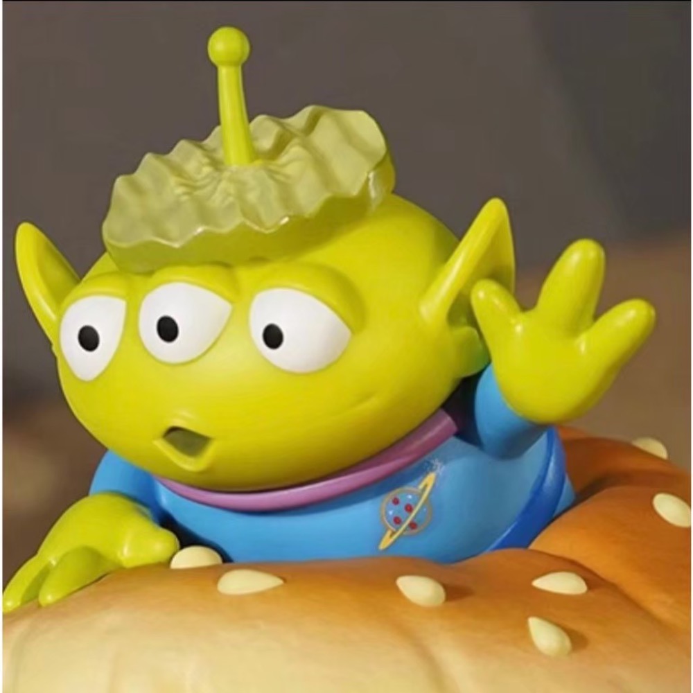 Disney迪士尼 PIXAR皮克斯 玩具總動員 三眼怪 三眼仔 披薩星球 漢堡 披薩-細節圖7