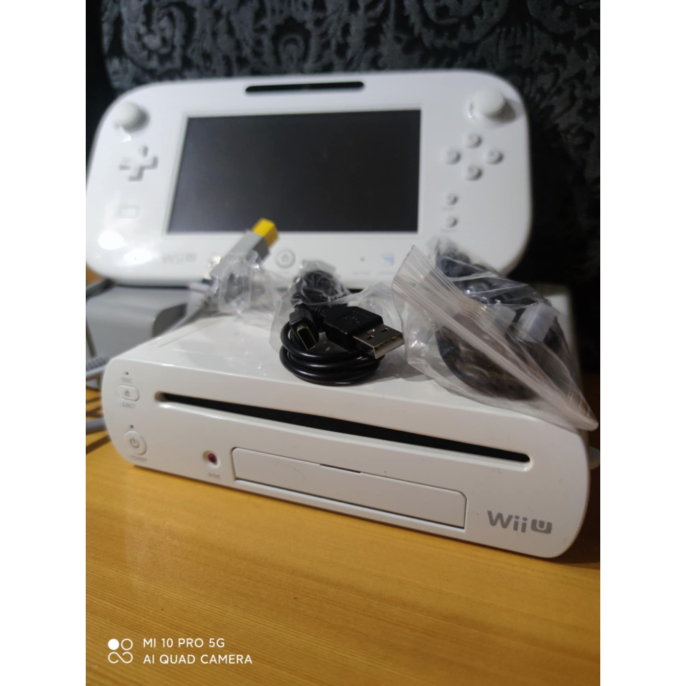 WIIU WII U 任天堂 wiiu wii u 全套主機(隨機贈送正版遊戲光碟)-細節圖3