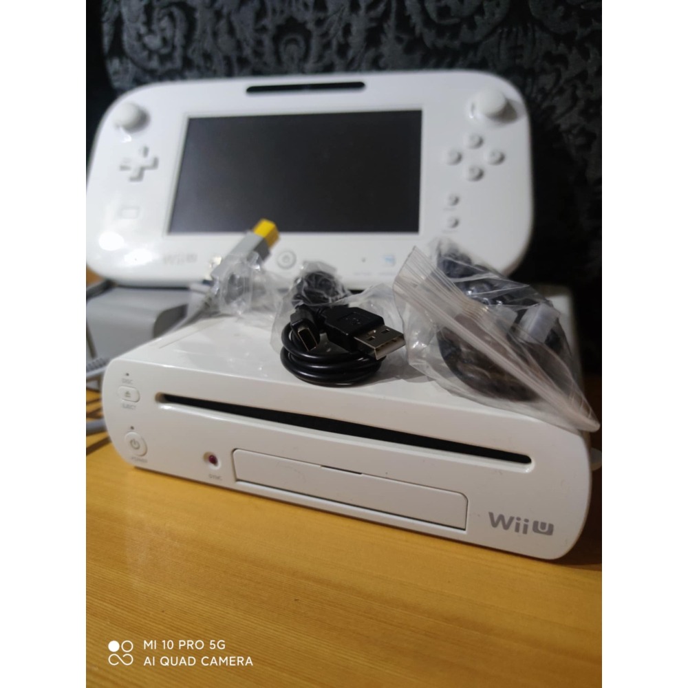 WIIU WII U 任天堂 wiiu wii u 全套主機(隨機贈送正版遊戲光碟)-細節圖3