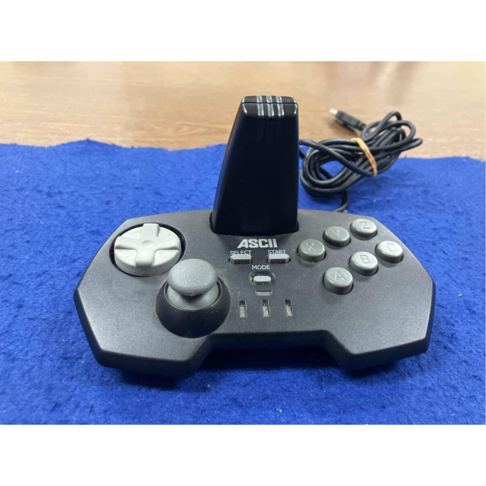PS2日版週邊- ASCII 好用手把 控制器 人面魚手把 usb steam sf6 快打6 快打旋風6 經典-細節圖3