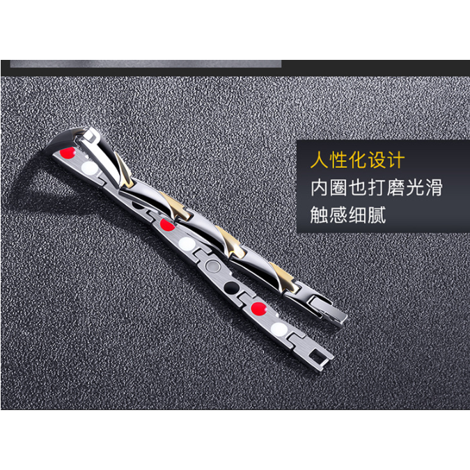 【防過敏手鍊】鈦鋼手鍊 磁石手鏈 男手鍊 手鐲 白鋼手鍊 手環 手鍊 鈦鋼 能量手環 運動手環 情侶項鏈手鍊 生日禮物-細節圖3