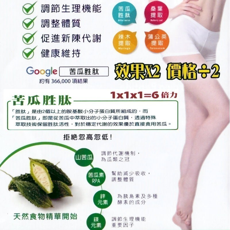 奇蹟 平高肽辣木營養精華膠囊(600毫克x60粒)/瓶，多件特價↘-細節圖3