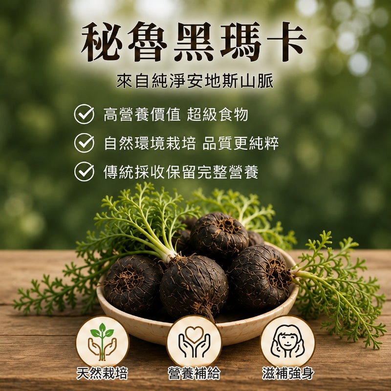 祕魯黑瑪卡膠囊(600mgx60粒)/瓶，多件特價↘-細節圖3