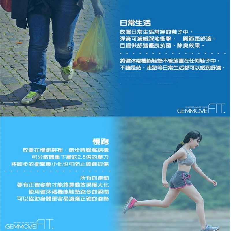 韓國健瑪 健沐福機能鞋墊-細節圖4