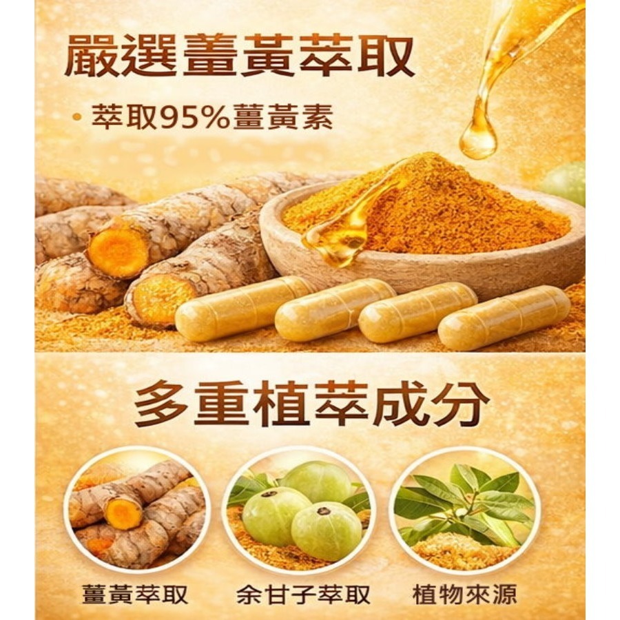 好康研 專利薑黃素膠囊(60顆/瓶)-細節圖3