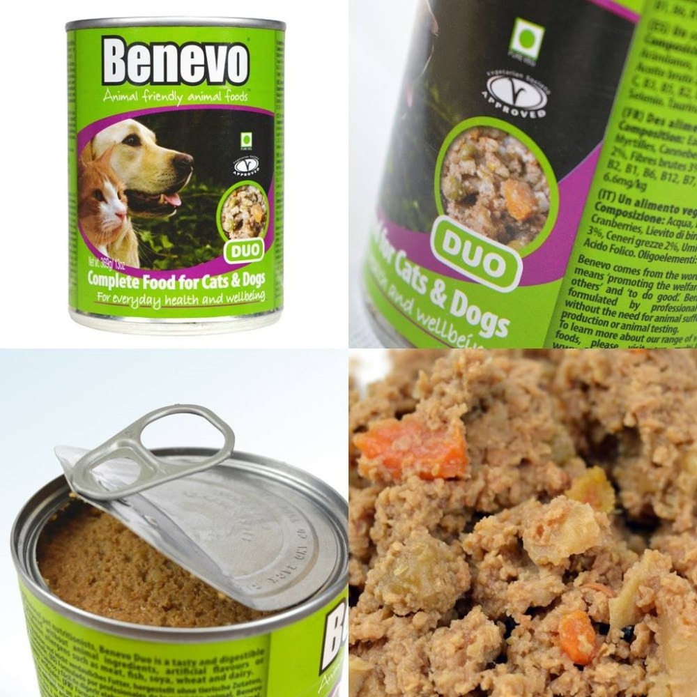 《Benevo 班尼佛》純素犬貓主食罐頭(369gx12罐/組)-細節圖5