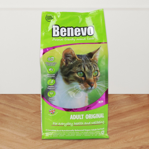 《Benevo 班尼佛》純素低敏成貓飼料(2KG/袋)~英國素食認證 含植物牛磺酸