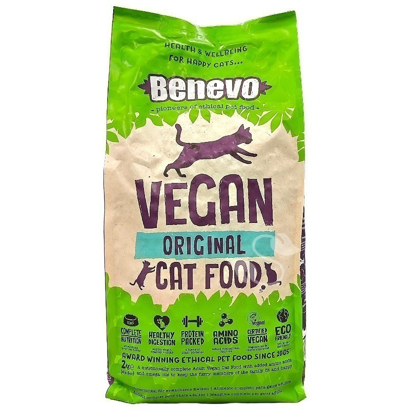 《Benevo 班尼佛》純素低敏成貓飼料(1.8KG/袋)~2026年全新升級配方 英國素食認證 含植物牛磺酸-細節圖2