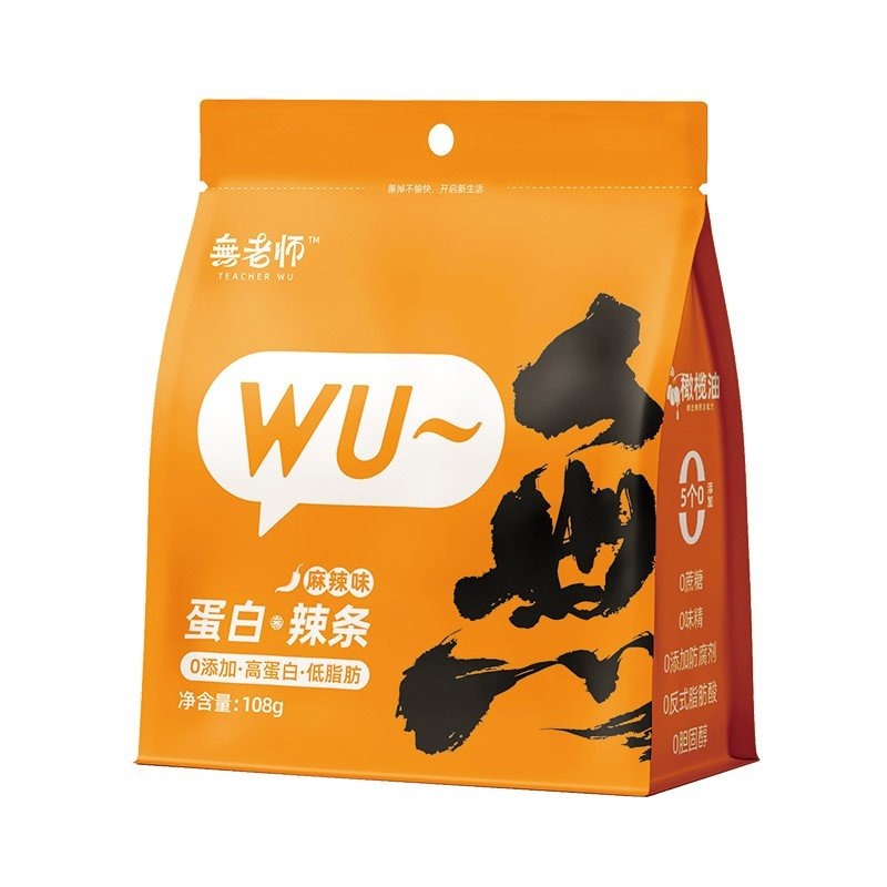 《無老師》植物蛋白辣條(108g/麻辣｜燒烤｜藤枝/袋) 低脂高蛋白 選用赤藻糖醇 0蔗糖 更健康-規格圖6