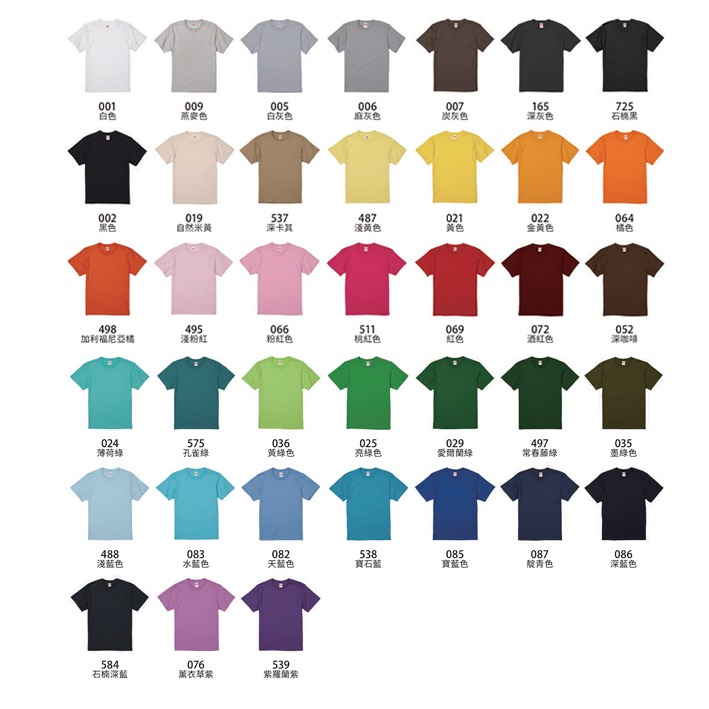 日本United Athle 5001 素T 純棉素T 加厚 男 女 純色 短袖 圓領 短袖衣服 短袖T恤-細節圖2