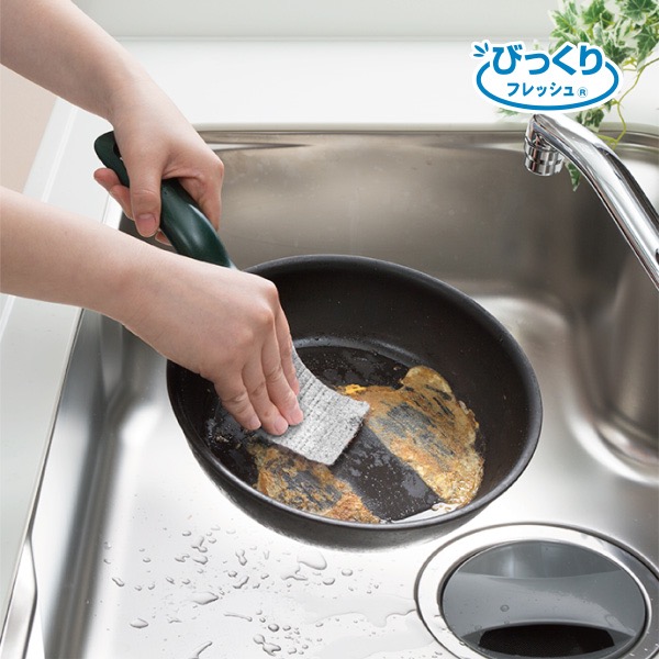 日本製 特殊纖維抗菌系 廚房專用 拋棄式菜瓜布 清潔布 萬用菜瓜布 抽取式 20枚入/盒 不使用清潔劑-細節圖5