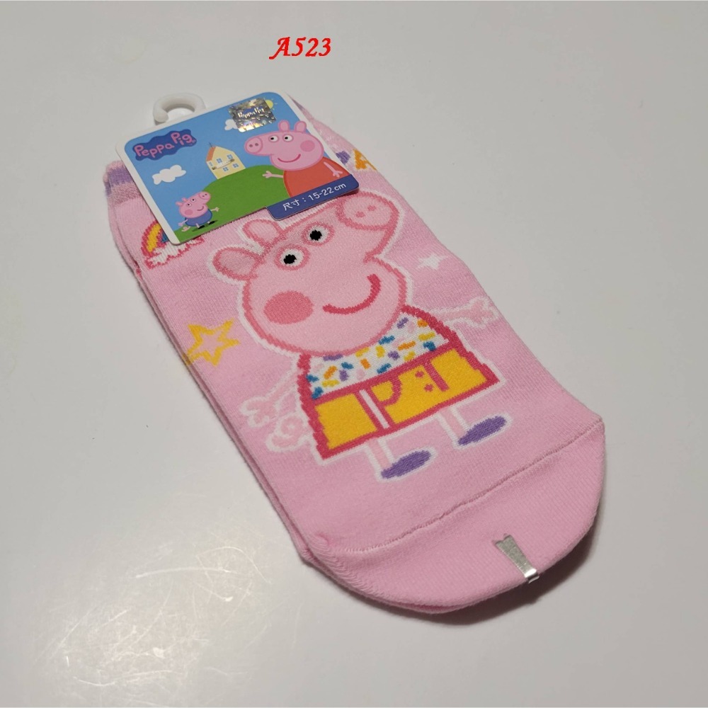 《台灣製》佩佩豬 粉紅豬小妹 直版襪 正版授權 童襪-細節圖5
