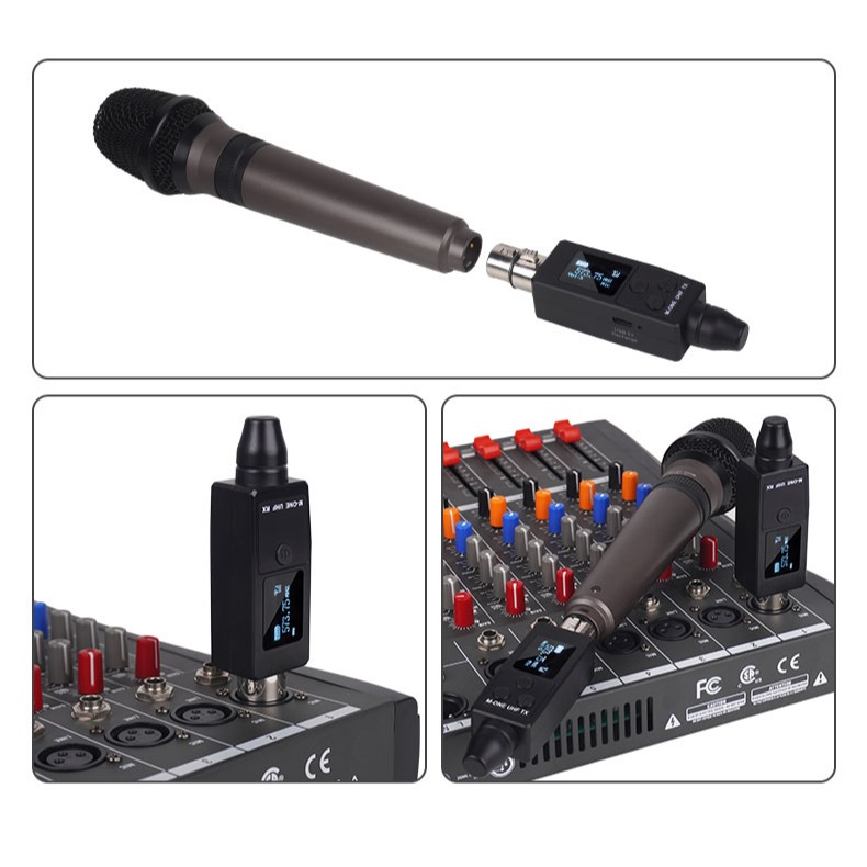 洛克小舖-M-OEN有線麥克風變成無線麥克風轉換器(高階手雷系統.可接動圈式.電容式.支援48V.和音樂模式)-細節圖8