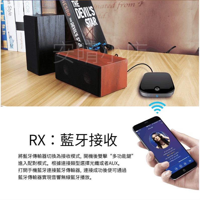 【levn】藍芽傳輸器 數位光纖藍芽5.0發射器 接收器2合1 3.5耳機孔轉藍牙 AUX音樂發射接收器 1對2-細節圖7