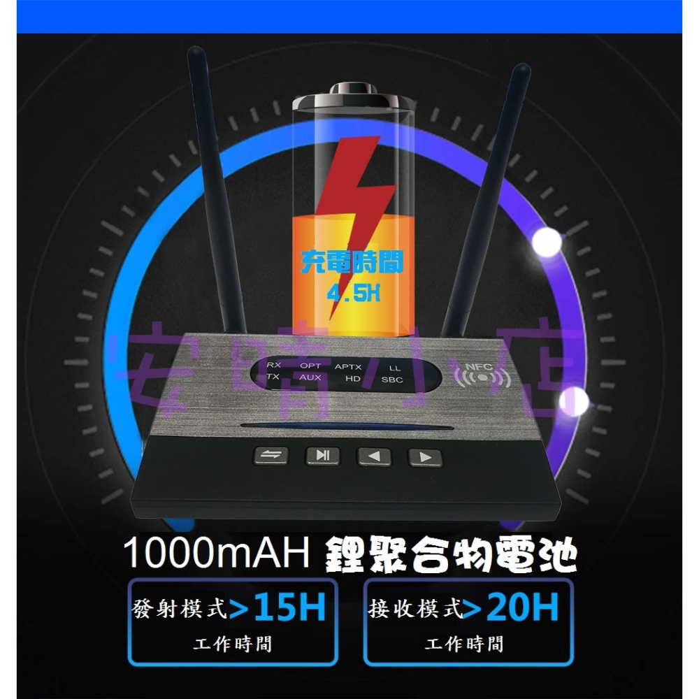 【BLUE】遠距離 數位光纖藍芽5.0 傳輸器 發射器 接收器2合1 3.5耳機孔轉藍牙 長距離 可穿牆 訊號強-細節圖9