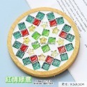 DIY馬賽克杯墊 杯墊 DIY 手工 手作 創意 材料包 磁磚 顆粒 自由石 馬賽克 擺飾-規格圖10