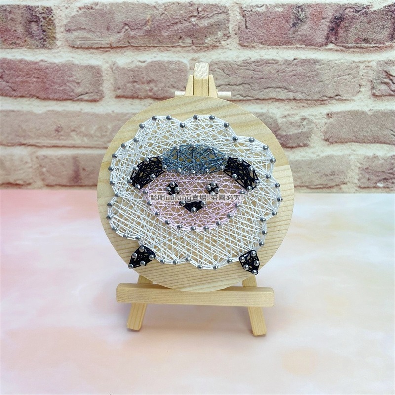 【我家有隻貓】🚀隔日配達🚀釘子畫 弦絲畫 纏繞畫 繞線畫 手作材料包 DIY手作 美勞 創作 手作 交換禮物 團康活動-規格圖6