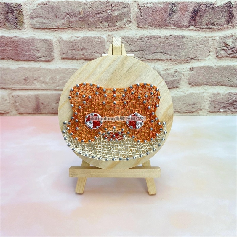 【我家有隻貓】🚀隔日配達🚀釘子畫 弦絲畫 纏繞畫 繞線畫 手作材料包 DIY手作 美勞 創作 手作 交換禮物 團康活動-規格圖6